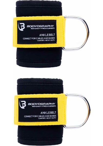 Ankle Belt Fitness Ayak Bilekliği Çift Sarı