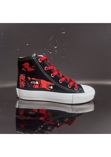 Kırmızı Anime Eyes Göz Baskılı Sneaker Spor Ayakkabı fiyatları
