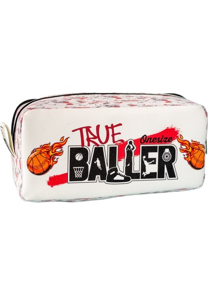 Kalem Kutusu Basketbol Cute Iki Bölmeli Vegan Deri (Çift Gözlü Kalemlik) modelleri