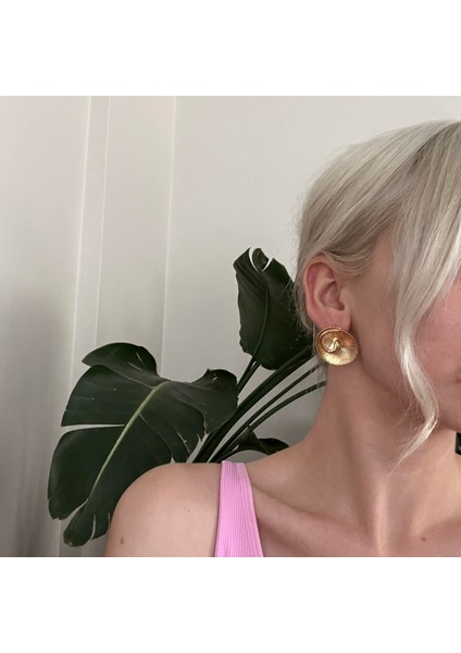 Gold Spiral Küpe