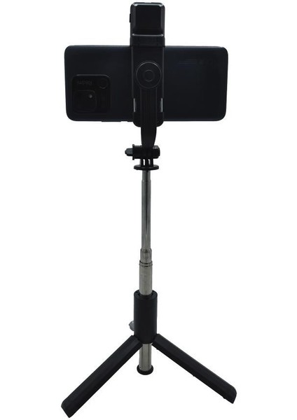 Q07 LED Işıklı Kumandalı  Çok Amaçlı Tripod Selfie Çubuğu Anroid Ios Uyumlu