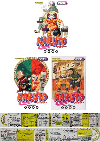 Naruto 14. - 15. - 16. Cilt Manga Seti - Masaşi Kişimoto - Matematik Öğreten Cetvel