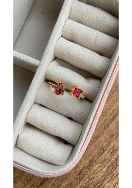 Çelik Kırmızı Ayarlanabilir Yüzük