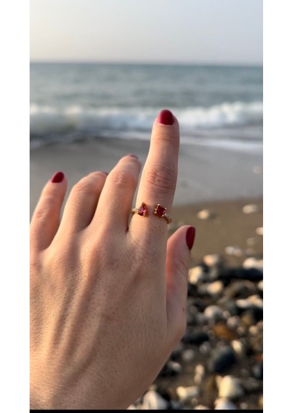 Çelik Kırmızı Ayarlanabilir Yüzük fiyatları