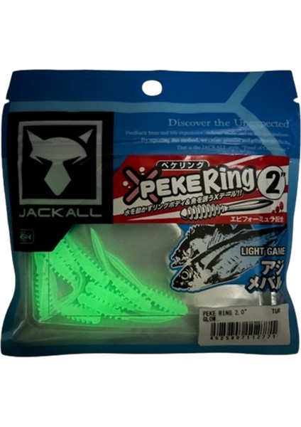 Peke Ring 2'' 5cm Silikon Yem (Glow)