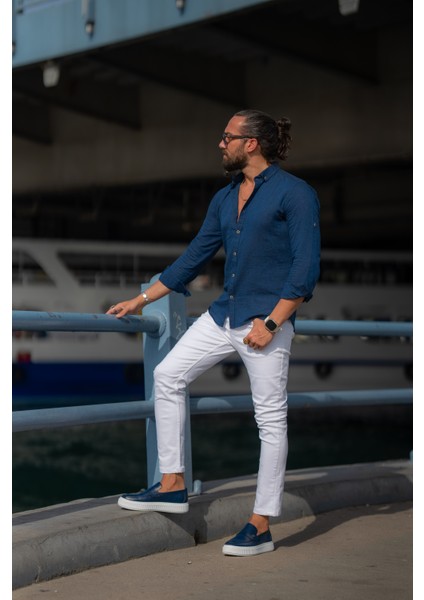 Erkek Slim Fit Kot Pantolon