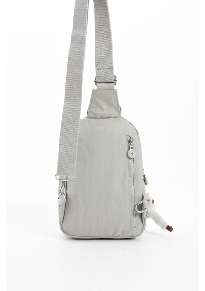 Unisex Bay Bayan Kırinkıl Kumaş Suya Dayanıklı Çok Bölmeli Omuz Çantası Body Bag