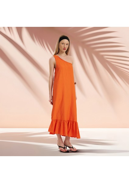 Tek Omuz Detaylı Elbise fiyatları