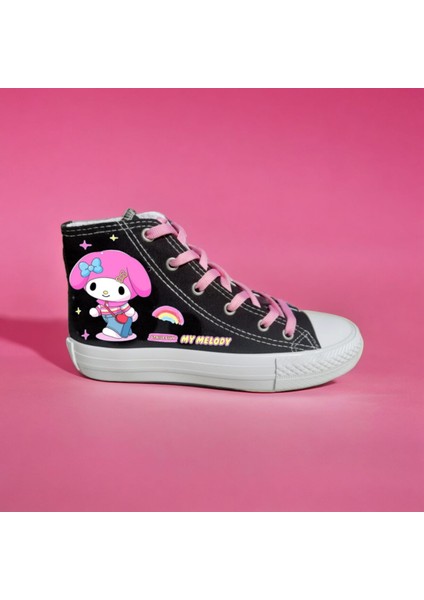 Black Tatlı My Melondolik Baskılı Kız Çocuk Sneaker modelleri