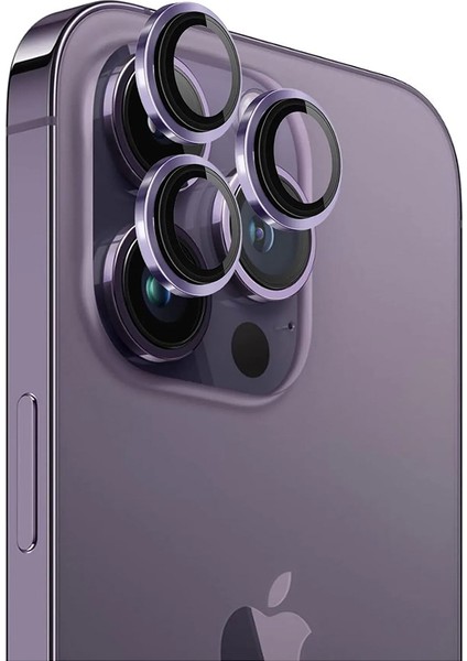 iPhone 14 Pro Kamera Koruyucu Lens Alüminyum Alışımlı Cam