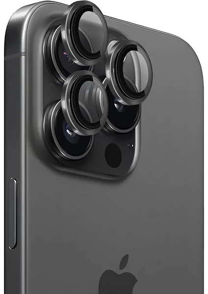 iPhone 14 Pro Max Kamera Koruyucu Lens Alüminyum Alışımlı Cam