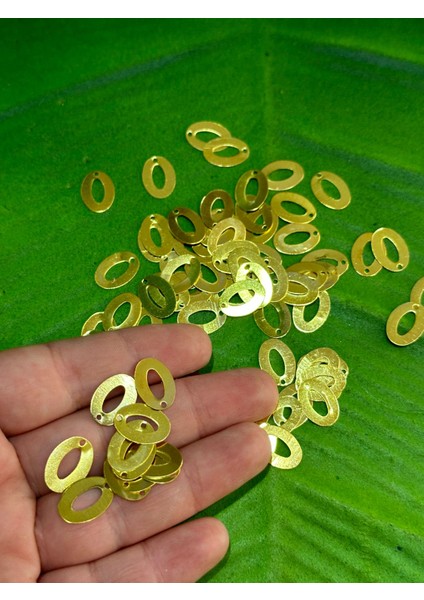 Altın Sarısı Çelik Delikli Takı Pul Payet 10 gr 1 cm fiyatları