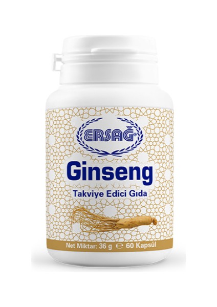 Ginseng Takviye Edici 60 Kapsül