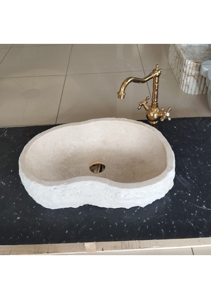 Traverten Şekilsiz Lavabo
