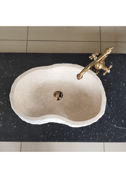 Traverten Şekilsiz Lavabo modelleri