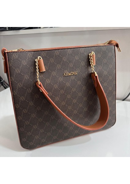 Bayan Çanta Noktalı Kahve AR36202