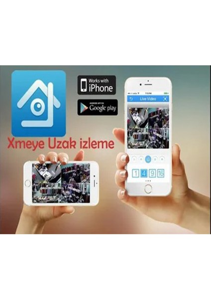 Yıldırımgroup 3'lü 5mp LENSLI+H265 Kayıt Cihazı Full Paket