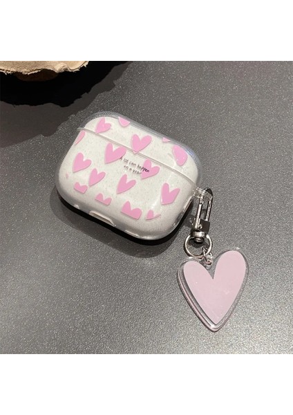 Air Pods 3.nesil Uyumlu Pembe Minik Kalpli Kılıf Koruma