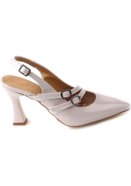 Wzy 02817 8,5 Cm Topuklu Kadın Arkası Açık Stiletto Ayakkabı fiyatları