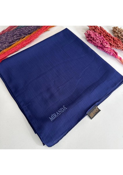 Ağaç Kabuğu Eşarp Lacivert MAK02