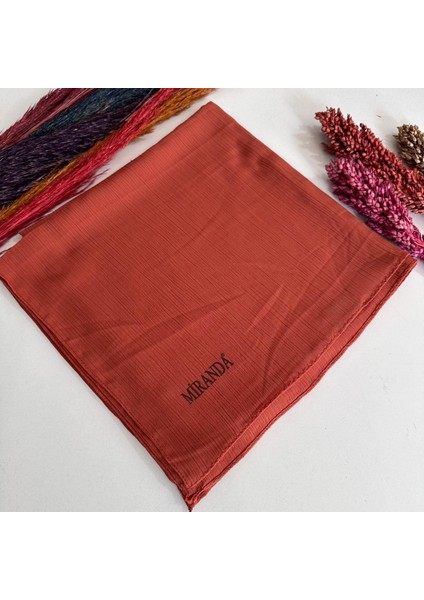 Ağaç Kabuğu Eşarp Turuncu MAK23