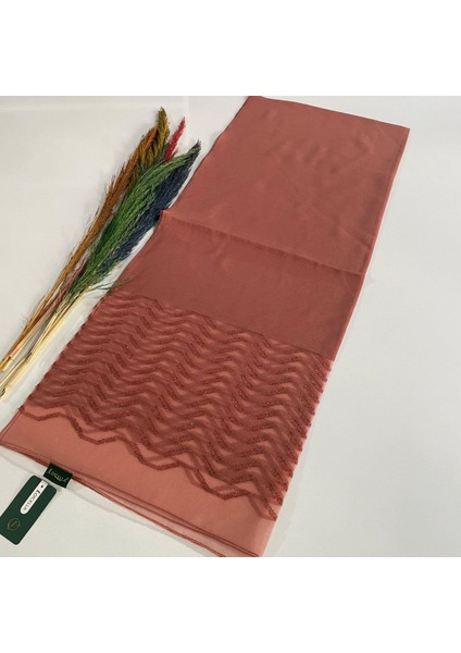 Ipeksi Tül Jakar Şal Tarçın JSK0212