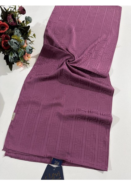 Premium Jakar Şal Koyu Lila LJK0411