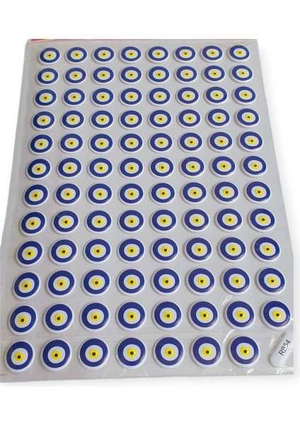 Nazar Boncuğu Kabartmalı Sticker Seti (95 Adetlik Blister)