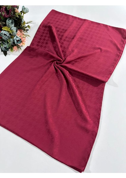 Kaz Ayağı Desen Soft Jakar Şal JPD0402