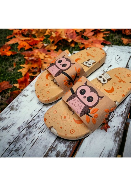 Baykuş Detaylı Kaymaz Plastik Havuz Deniz Banyo Balkon Teras Ev ve Sokak Terliği fırsatları