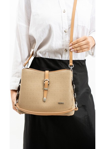 Kadın Vizon Ayarlanabilir Uzun Askılı 3 Bölmeli El ve Omuz Çantası TR1404 fiyatları