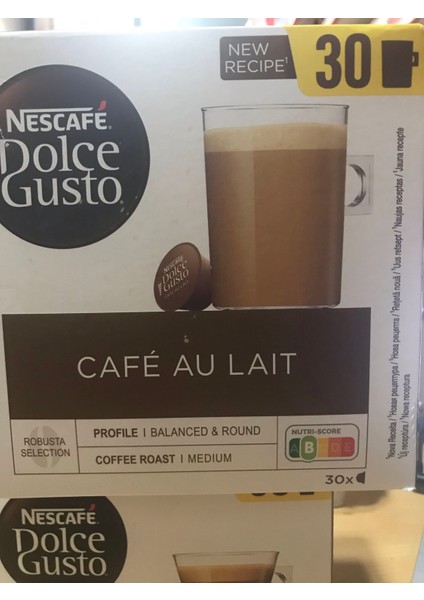 Dolce Gusto Cafe Au Lait 30 Kapsül