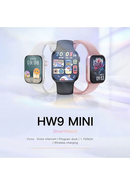 Hw9 Mini 41MM 1.75 İnç Ekran 2024 Watch 9 Mini Akıllı Saat