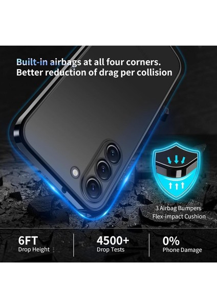 Deppo Trend Samsung Galaxy A34 Uyumlu Kılıf Kenarları Siyah Renkli Kamera Korumalı Dayanıklı Koruyucu Esnek Şeffaf Silikon Kapak