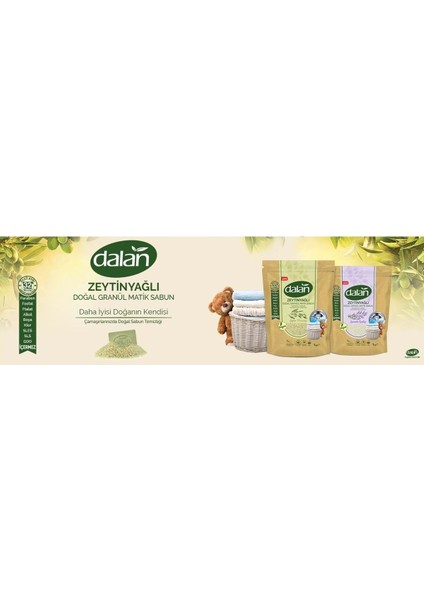 Doğal Granül Sabun Tozu 1kg Doğal Bebekler Için Lavanta Esintisi (4 Lü Set)