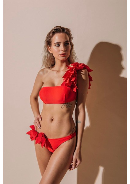 Tek Omuz Camellia Bikini