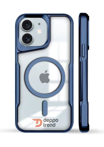 Deppo Trend iPhone 11 Uyumlu Kılıf Mat Renkli Magsafe Kamera Çıkıntılı Slim Koruyucu Ince Silikon Kapak