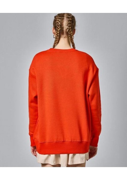 Sportswear Phoenix Fleece Oversized Turuncu Crew DQ5733-633 fiyatları