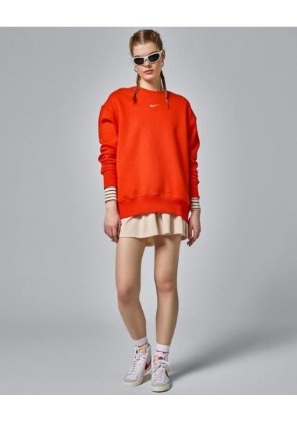 Sportswear Phoenix Fleece Oversized Turuncu Crew DQ5733-633 modelleri