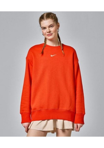 Sportswear Phoenix Fleece Oversized Turuncu Crew DQ5733-633 indirimleri