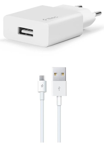 Smartcharger 2.1A Seyahat Şarj Aleti + Micro USB Kablo