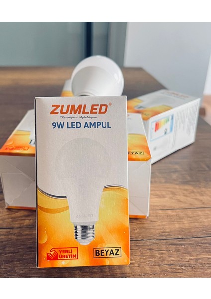 Zumled 9W Beyaz LED Ampul