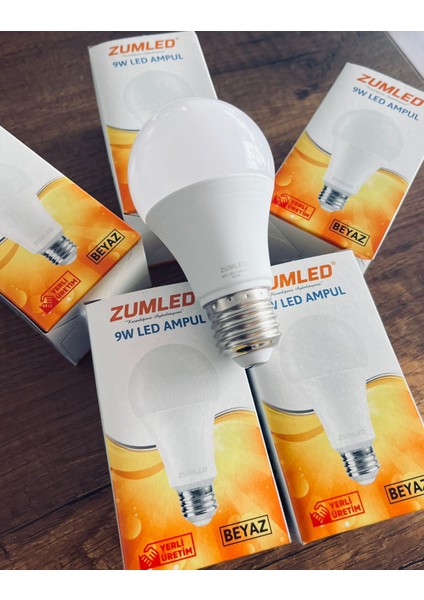 Zumled 9W Beyaz LED Ampul