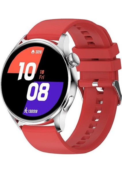 Tekno Trust Gümüş Smart Mini Kadın Akıllı Saati Yuvarlak Kadın Saati Nfc Özellikli Ios-Androin Uyumlu Ithalatçı