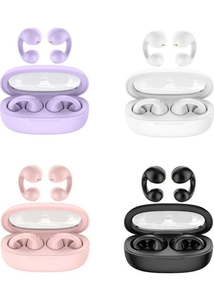 Tekno Trust Ithalatçı Garantili Hifi Küpe Kulaklık-Akıllı Çip 5.3 Bluetooth Kulaklık-Su Geçirmez Kemik Iletimli