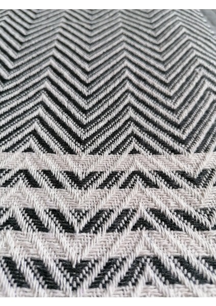 Pamuk Zigzag Desen 170X210CM Koltuk Örtüsü/koltuk Şalı/çok Amaçlı Örtü/pike