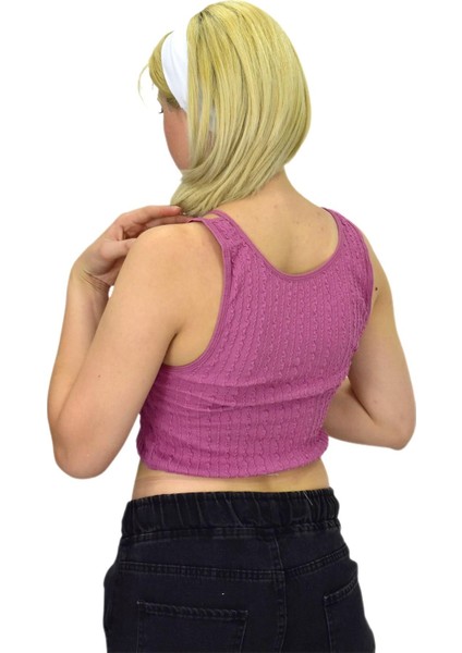 Kadın Ip Askılı Pedli Crop 8136 BGL-ST03783 fiyatları