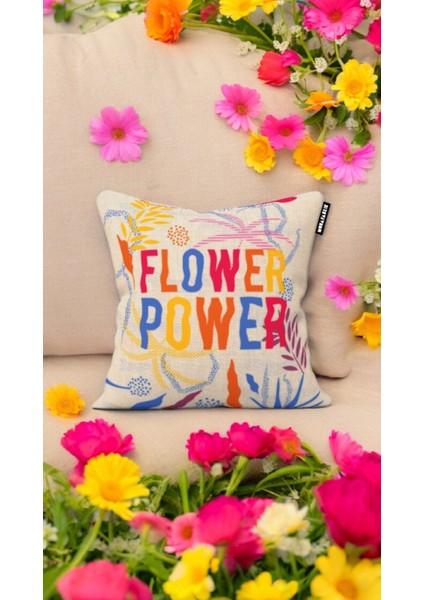 Dekoratif Kırlent Kılıfı 1 Adet Dijital Baskı Yastık Kırlent Kılıfı 43X43 cm KSK0007