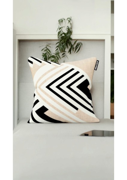 Dekoratif Kırlent Kılıfı 1 Adet Dijital Baskı Yastık Kırlent Kılıfı 43X43 cm KSK0001