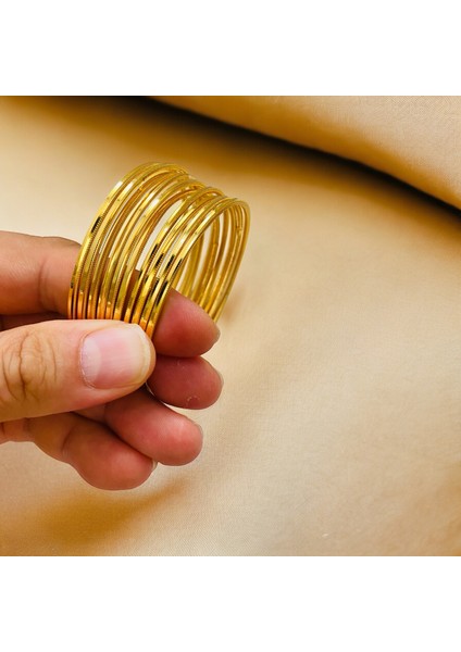 5 Li Ajda Bilezik Altın Kaplama Paslanmaz Kararmaz Kadın Bileklik Garantili 5 Adet fiyatları